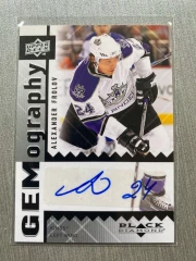 2009-10 Upper Deck Black Diamond GEMography Auto #GAF Alexander Frolov